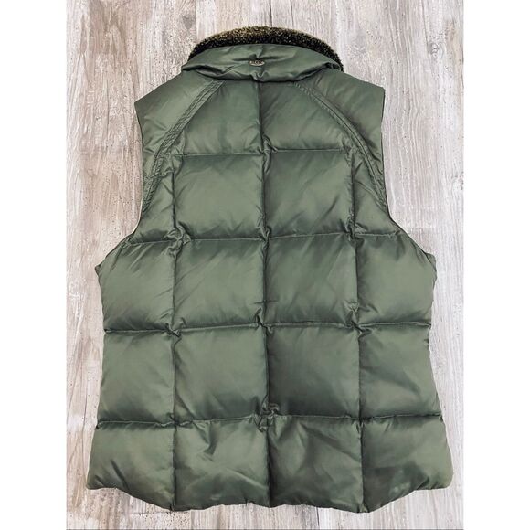UGG Australia Army Green Puffer Down Vest Womens Sz L - Picture 7 of 11